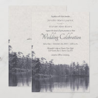 lac de montagne placid bleu vintage mariage