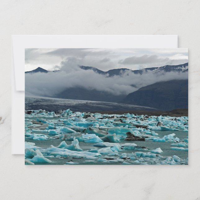Invitation Lac glaciaire Jokulsarlon - Islande (Devant)