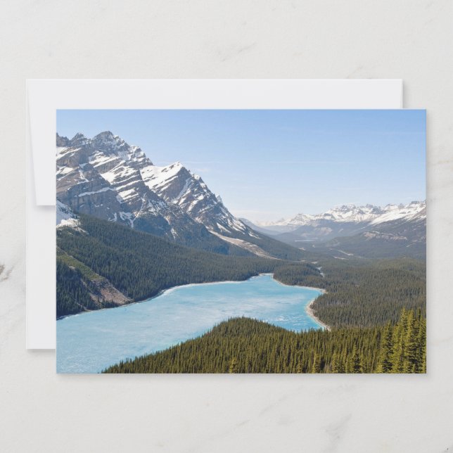 Invitation Lac Peyto - Parc national Banff, Alberta, Canada (Devant)