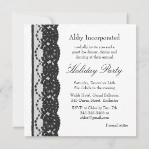 Invitation Lace Blanche