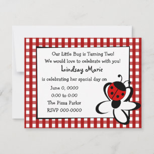 Invitation Ladybug et Daisy