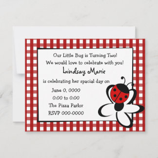 Invitation Ladybug et Daisy