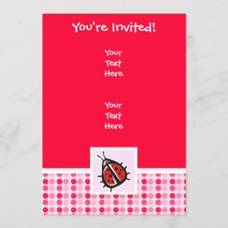 Invitation Ladybug mou