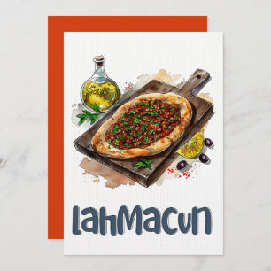 Invitation Lahmacun Pizza a besoin d'aide pour fabriquer un p