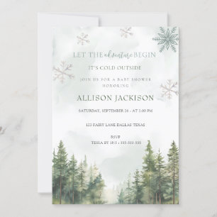 Invitation Laisser l'aventure commencer Baby shower de garçon