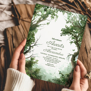 Invitation Laissez L'Aventure Commencer Le Baby shower Des Ga