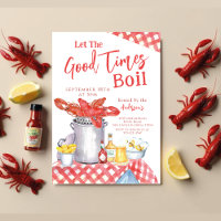 Laissez les bons temps Crawfish Boil Fête de fruit