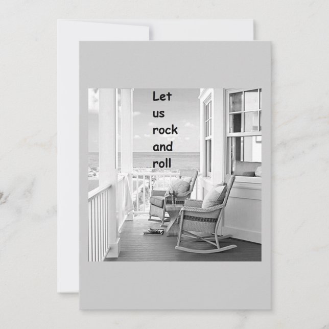 INVITATION "LAISSEZ-NOUS ROCK ET ROLL" (Devant)