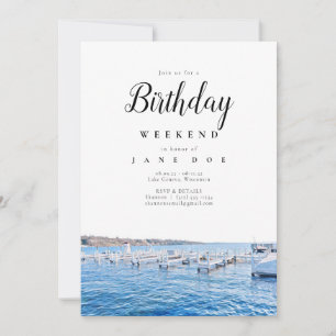 Invitation Lake Geneva Wisconsin Anniversaire Week-end Invita