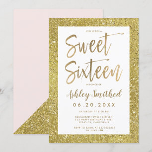 Invitation L'aluminium fascinant de parties scintillantes