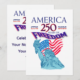 INVITATION L'AMÉRIQUE 250 ANS DE LIBERTÉ