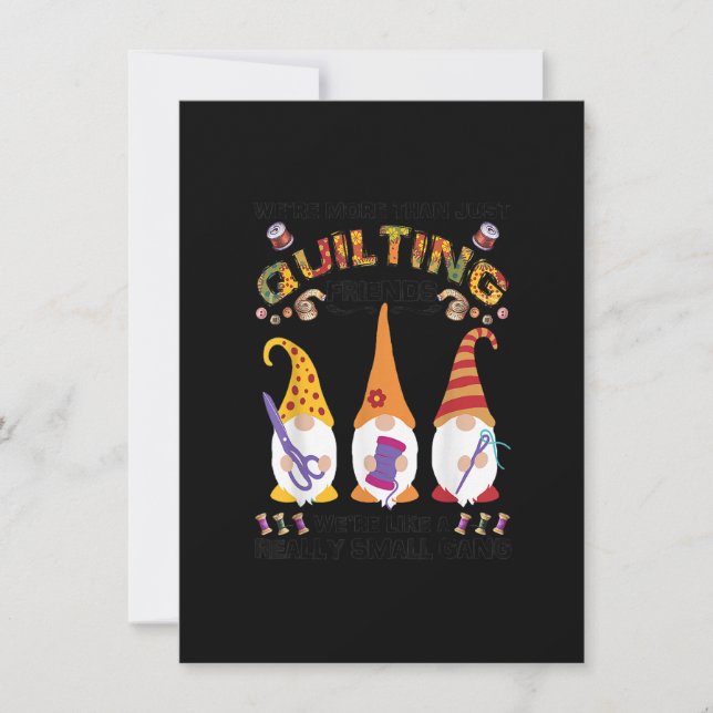 Invitation L'amie des quilteurs féminins était plus qu'une si (Devant)