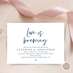 Invitation L'amour brasse, Dîner de répétition Mariage Invita