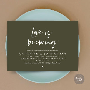Invitation L'amour brasse, Dîner de répétition Mariage Invita