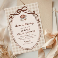 L'amour brasse En vichy Fête des mariées café