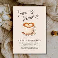 L'amour brasse la Fête des mariées de café