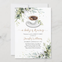 L'amour brasse le Baby shower de fête Coffee Bar