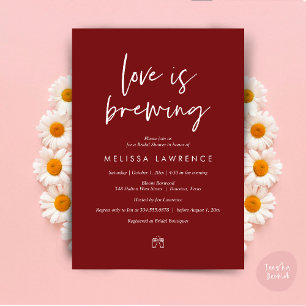 Invitation L'amour brasse, Perfect Fête des mariées Bière Par