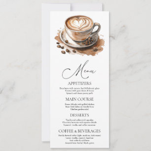 Invitation L'amour de café est en train de se préparer pour l