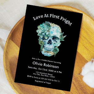 Invitation L'amour du crâne à la première Fête des mariées d'