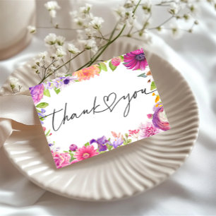 Invitation L'amour en fleur   Fête des mariées florale aquare