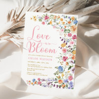 L'amour est dans Bloom Fleur sauvage Garden Fête d