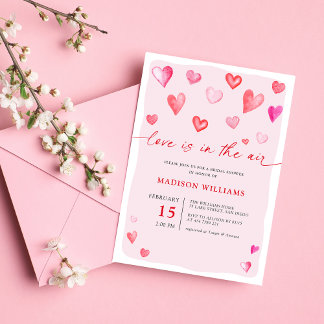 Invitation L'amour est dans la Fête des mariées de la Saint V