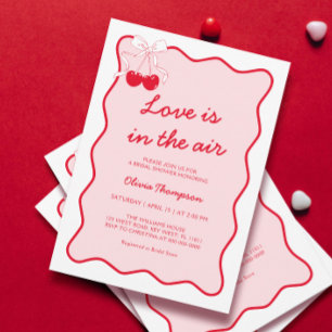 Invitation L'amour est dans l'invitation à la douche nuptiale