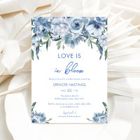 L'Amour Est En Fleur Dusty Blue Floral Fête des ma