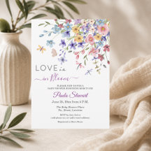 L'amour est en fleurs Fête bébé Libellules