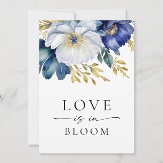 Invitation L'amour est en fleurs Floral Bridal Shower Invitat