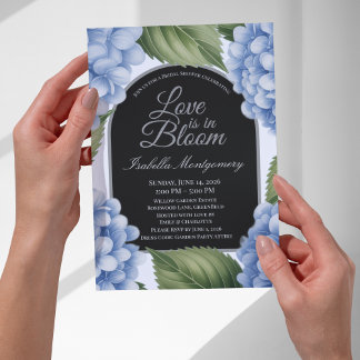 Invitation L'Amour est en fleurs, hydrangea unique pour la do