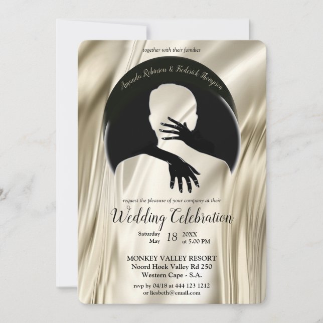 Invitation L'amour est tout ce qu'il y a de Mariage (Devant)