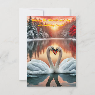 Invitation L'amour hivernal