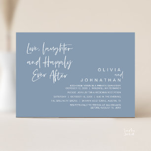 Invitation L'amour, le rire et la joie toujours après, modern