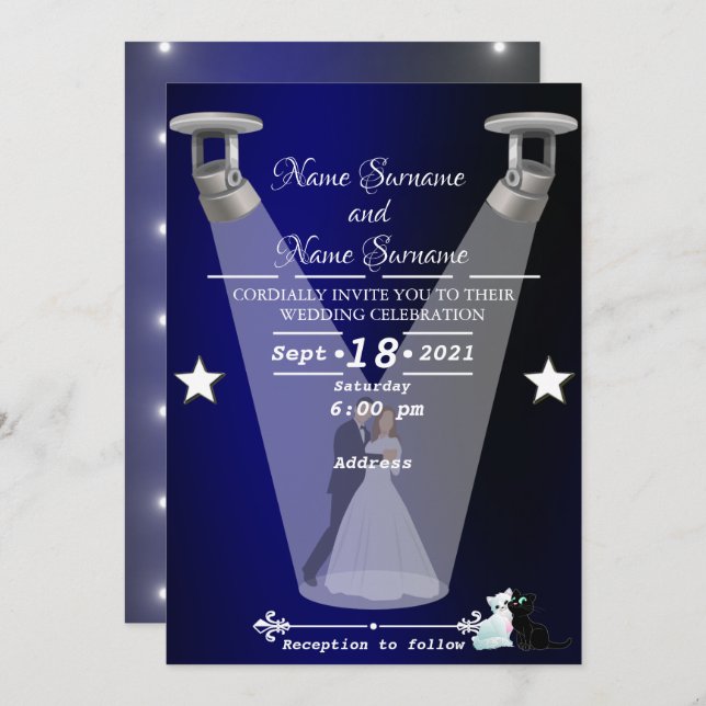 Invitation Lampes (Devant / Derrière)