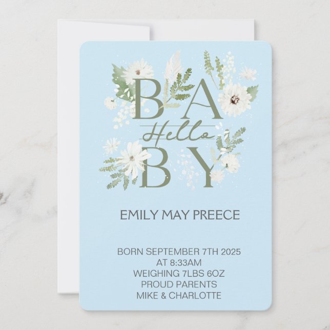 Invitation L'anniversaire de notre petit soleil (Devant)