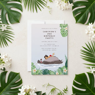 Invitation L'anniversaire du Livre de la jungle