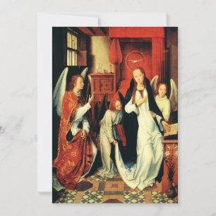 Invitation L'Annonciation de la Vierge Marie par Hans Memling