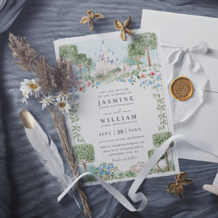 Invitation Lanterne enchevêtrées élégantes Mariage chic moder