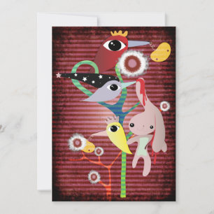 Invitation lapin de mort Halloween sang effrayant