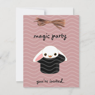 Invitation lapin magique