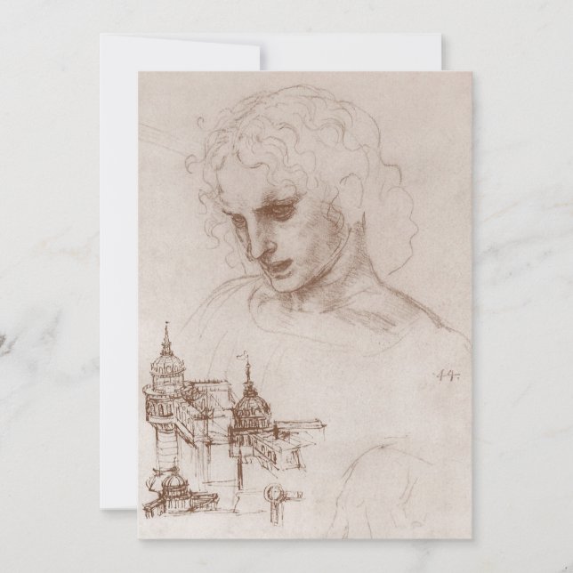 Invitation L'apôtre Jacobus Sforza de Léonard de Vinci (Devant)