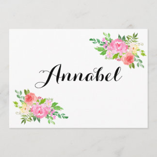 Invitation L'Aquarelle Vous Fera Par Ma Proposition Flower Gi