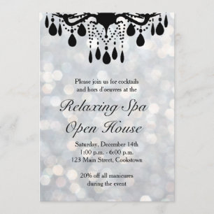 Invitation L'argent allume la Chambre ouverte