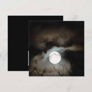 Invitation L'art céleste de la lune d'hiver