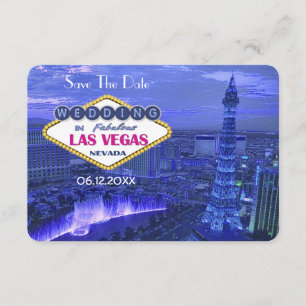 Invitation Las Vegas Mariage - Enregistrer la date