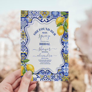 Invitation Lavage de mariée au citron Elle a trouvé son âme s