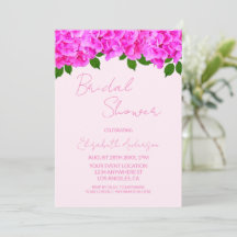 Lavage de mariée aux hortensias roses