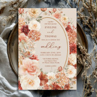 Lavé aquarelle terre cuite blush sauge floral